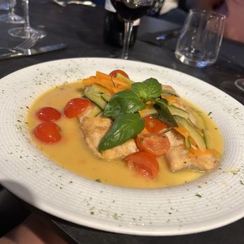 La Terrazza - Salmon trout - best thing on the menu for an entree - Italian Near Me - Courmayeur, AO La Terrazza - Salmon trout - best thing on the menu for an entree - Italian Near Me - Courmayeur, AO