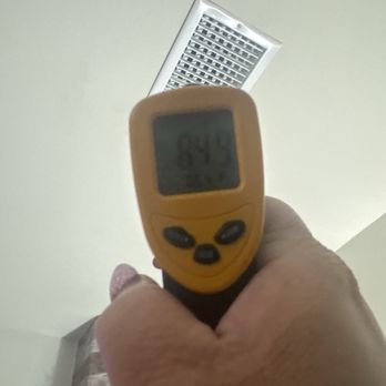 Monarch Home Services - My bad... the air coming from the vents is 84.9 not 86....either way it's just unacceptable - Heating & Air Conditioning/HVAC Near Me - Bakersfield, California Monarch Home Services - My bad... the air coming from the vents is 84.9 not 86....either way it's just unacceptable - Heating & Air Conditioning/HVAC Near Me - Bakersfield, California