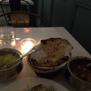 Yaar Indian Restaurant - Green chilli chicken with cheese naan. Yum! - Indian Near Me - Astoria, New York