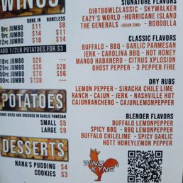 Menu flyer Menu flyer