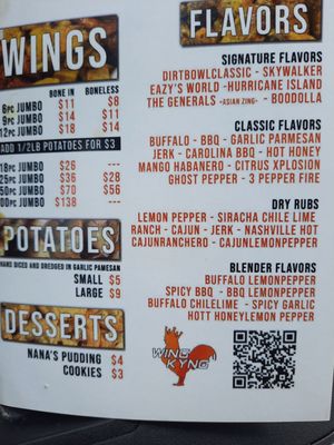 Menu photo 3 Wing KYng Lexington, KY Menu photo 3 Wing KYng Lexington, KY