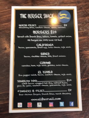 Menu photo 6 El Sabor Vail, CO