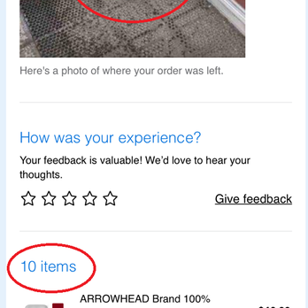 Walmart - My Delivery - 2 items - Grocery Near Me - Redlands, California