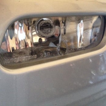 Above Auto Care - Broken side lamp that wasn't broken before we brought it there. - Auto Repair Near Me - Concord, California