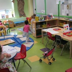 Gan Aliyah Preschool - Our preschoolers enjoying exploration and discovery in several of the classroom's learning centers.