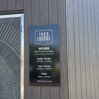 1933 Lounge - Steakhouses Near Me - Fishers, Indiana