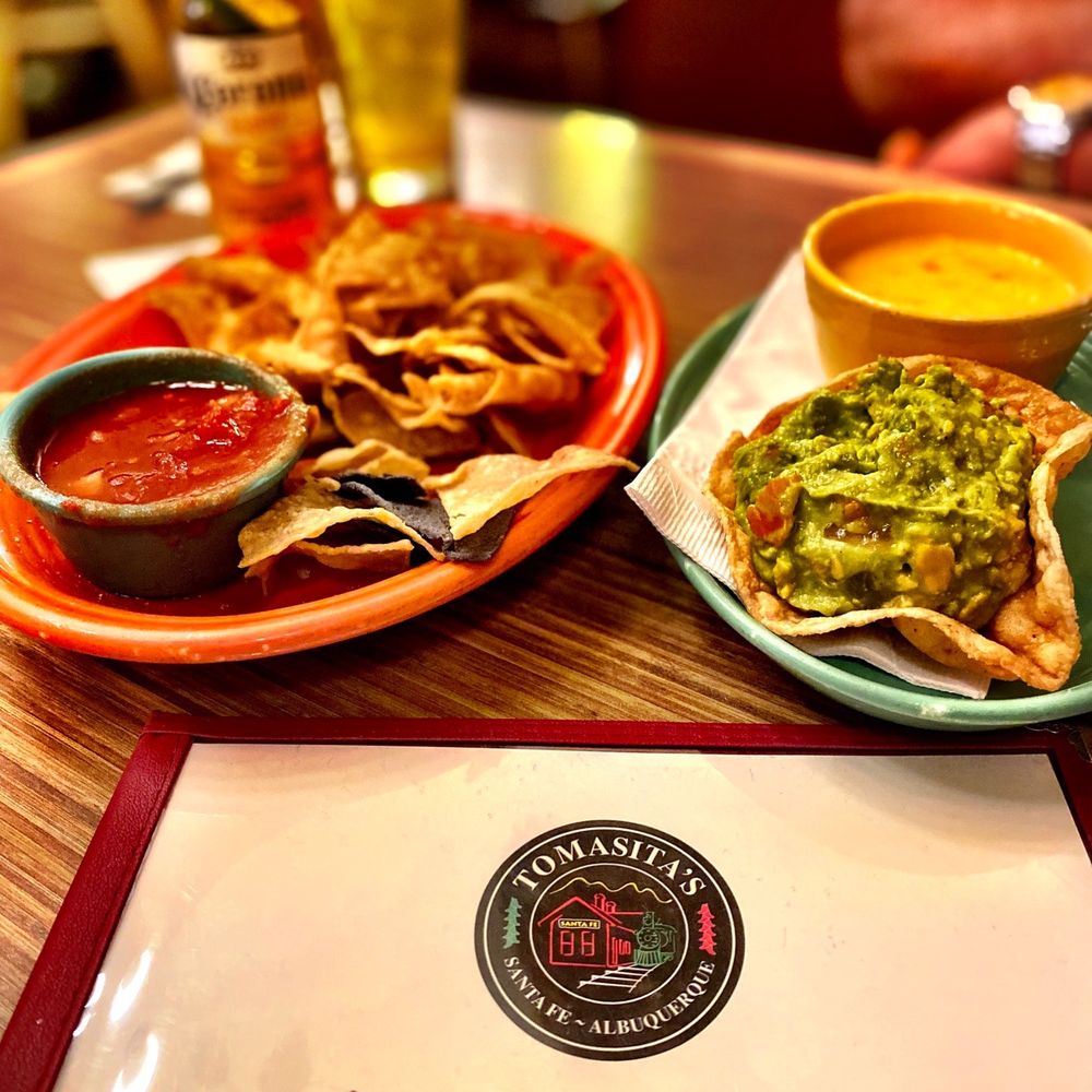 Tomasita's - The Works Salsa, Guacamole & Queso - New Mexican Cuisine Near Me - Santa Fe, New Mexico Tomasita's - The Works Salsa, Guacamole & Queso - New Mexican Cuisine Near Me - Santa Fe, New Mexico