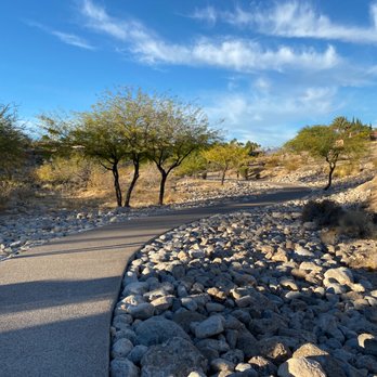 The Pueblo Park - The trail continues and there are boulders in some spots to protect the trail when there's flooding. Some crossings have bridges. - Parks Near Me - Las Vegas, Nevada The Pueblo Park - The trail continues and there are boulders in some spots to protect the trail when there's flooding. Some crossings have bridges. - Parks Near Me - Las Vegas, Nevada