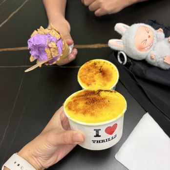Thrills Soft Serve - Hojicha creme brulee - Ice Cream & Frozen Yogurt Near Me - Honolulu, Hawaii