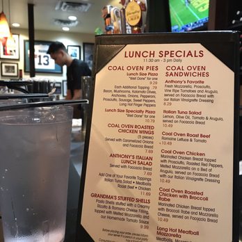 Anthony's Coal Fired Pizza & Wings - Lunch Specials - Pizza Near Me - Doral, Florida Anthony's Coal Fired Pizza & Wings - Lunch Specials - Pizza Near Me - Doral, Florida