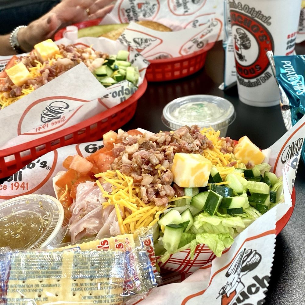 Groucho's Deli - We split our salad, you're looking at half! - Delis Near Me - Summerville, South Carolina Groucho's Deli - We split our salad, you're looking at half! - Delis Near Me - Summerville, South Carolina