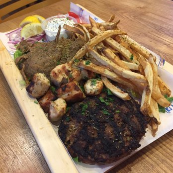 Gyro World - Platter Combo Of 3 - Greek Near Me - Flushing, New York Gyro World - Platter Combo Of 3 - Greek Near Me - Flushing, New York