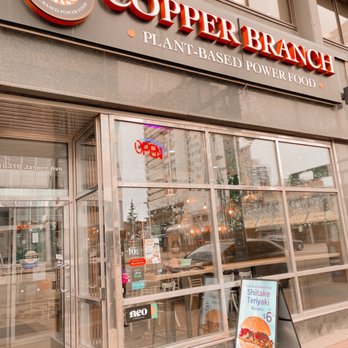 Copper Branch - the front of a restaurant - Vegetarian Near Me - Edmonton, Alberta