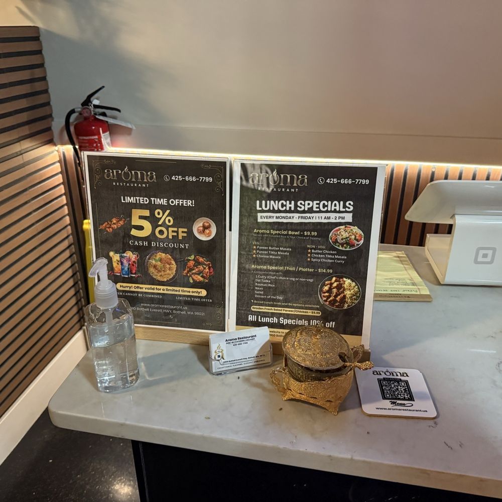 Aroma - Lunch specials - Indian Near Me - Bothell, Washington Aroma - Lunch specials - Indian Near Me - Bothell, Washington