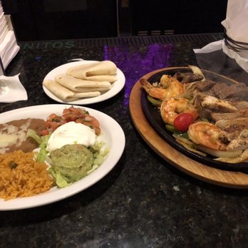 La Palapa Too - Fiesta Fajita dinner (chicken, steak & shrimp) w/guacamole. Very good! - Mexican Near Me - Laurel, Maryland La Palapa Too - Fiesta Fajita dinner (chicken, steak & shrimp) w/guacamole. Very good! - Mexican Near Me - Laurel, Maryland