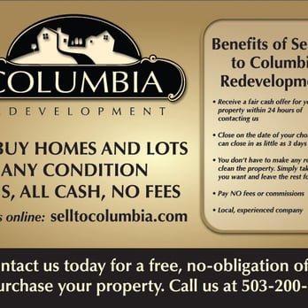 Columbia Redevelopment - Real Estate Services Near Me - Portland, Oregon Columbia Redevelopment - Real Estate Services Near Me - Portland, Oregon