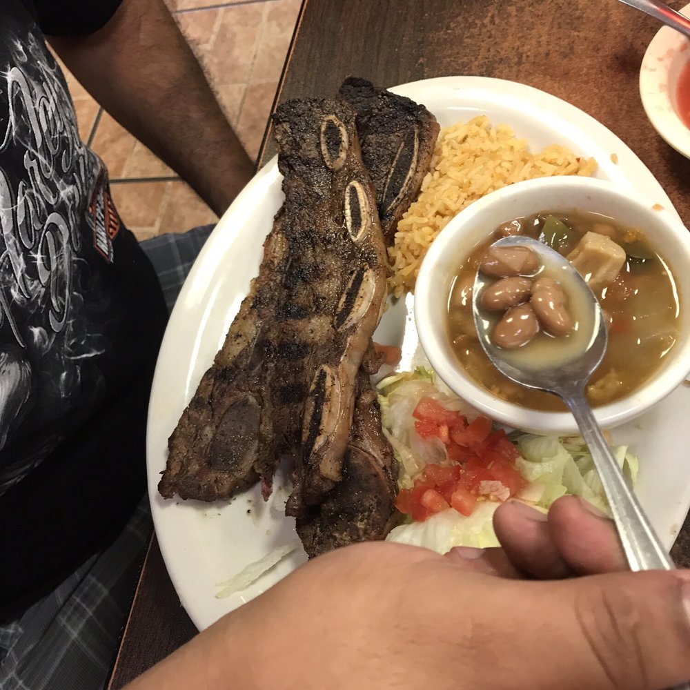 Los Nortenos Mexican Restaurant - Costillas de res were just ok. Nothing special about them. - Mexican Near Me - Harlingen, Texas