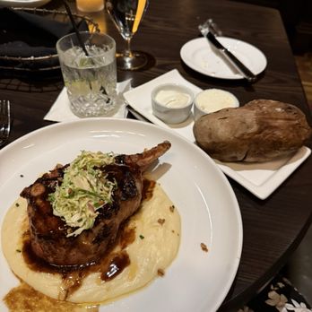 Bugatti's Steak & Pasta - Double Cut Pork chop - Steakhouses Near Me - St. Charles, Missouri