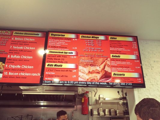 Menu photo 1 Bebo's Cheesesteaks Wesley Chapel, FL