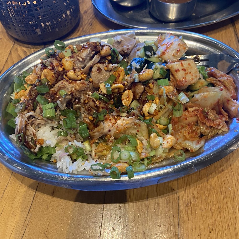 Spork - Chicken rice bowl with kimchi - Mexican Near Me - Bend, Oregon Spork - Chicken rice bowl with kimchi - Mexican Near Me - Bend, Oregon