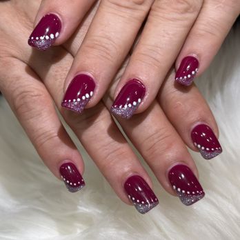 L A Nails 2 - Acrylic nails with simple Nail Art by Kevin - Nail Salons Near Me - Naples, Florida L A Nails 2 - Acrylic nails with simple Nail Art by Kevin - Nail Salons Near Me - Naples, Florida