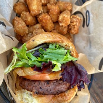 Congregation Brewery & Cocina - Veggie Burger (not sure if bun is vegan) - Pubs Near Me - Pasadena, California Congregation Brewery & Cocina - Veggie Burger (not sure if bun is vegan) - Pubs Near Me - Pasadena, California