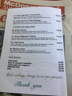 Menu photo 1 Sweet N Spicy Yamba, NSW Menu photo 1 Sweet N Spicy Yamba, NSW