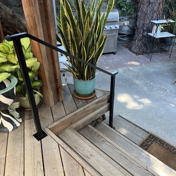 Ramos Iron works - Handrail for left side. - Fences & Gates Near Me Ramos Iron works - Handrail for left side. - Fences & Gates Near Me