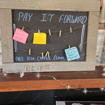 Maplewood Deli And Coffeehouse - Opportunity to purchase coffee for someone, one of these said for someone who recently lost an animal, for instance. - Breakfast & Brunch Near Me - Maplewood, Missouri