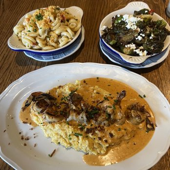Ida Claire - Shrimp and Grits, Lobster Mac-N-Cheese and Chimichurri Brussels Sprouts. - Southern Near Me - Addison, Texas