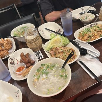 Lao Thai Restaurant - a table full of food - Thai Near Me - Toronto, Ontario Lao Thai Restaurant - a table full of food - Thai Near Me - Toronto, Ontario