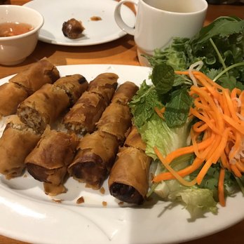 Vietnam Cafe - My favorite - spring rolls. Make a lettuce wrap with them, dip them in the vinegar sauce, and fill your belly with delicious food! - Vietnamese Near Me - Telford, Pennsylvania Vietnam Cafe - My favorite - spring rolls. Make a lettuce wrap with them, dip them in the vinegar sauce, and fill your belly with delicious food! - Vietnamese Near Me - Telford, Pennsylvania