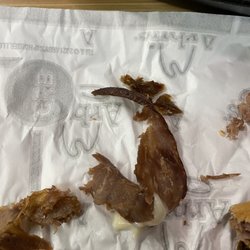 Arby's of Jefferson - Crusty scraps of roast beef. Ew.