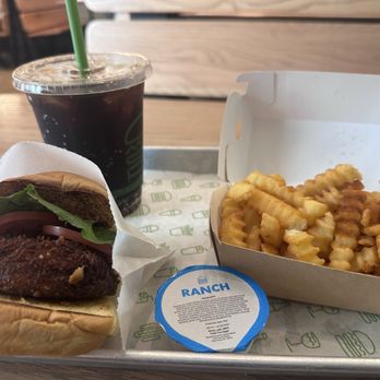 Shake Shack - Portobello burger with spicy fries - Burgers Near Me - Tacoma, Washington Shake Shack - Portobello burger with spicy fries - Burgers Near Me - Tacoma, Washington
