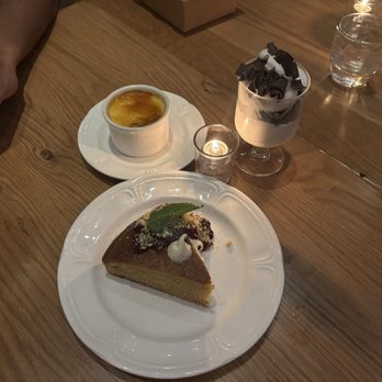 Alta Via - Olive oil cake crème brûlée n vanila gelato - Italian Near Me - Blawnox, Pennsylvania