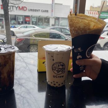 U-Crew - Vanilla Milk Tea - Bubble Tea Near Me - Ridgewood, New York