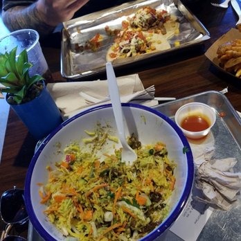 Heritage Eats - We went with the Thai boa bowl and the braised pork tacos. - Salad Near Me - Napa, California