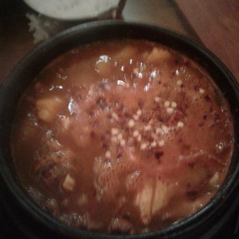 Pyeong Chang Tofu - Tofu soup with beef - Korean Near Me - Berkeley, California Pyeong Chang Tofu - Tofu soup with beef - Korean Near Me - Berkeley, California