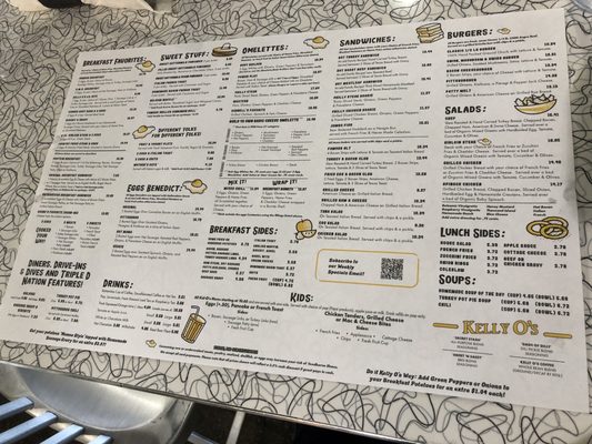 Menu photo 1 Kelly Os Diner - Warrendale Warrendale, PA Menu photo 1 Kelly Os Diner - Warrendale Warrendale, PA