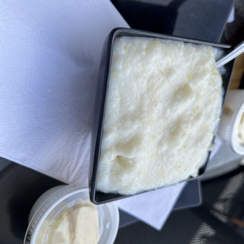 Grits were creamy and great Grits were creamy and great