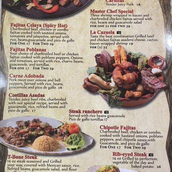 La Corona - Beef Menu - Mexican Near Me - Houston, Texas La Corona - Beef Menu - Mexican Near Me - Houston, Texas