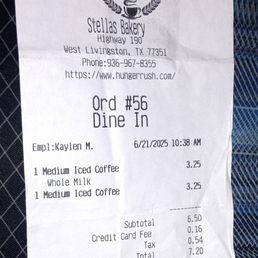 Sales receipt. Sales receipt.
