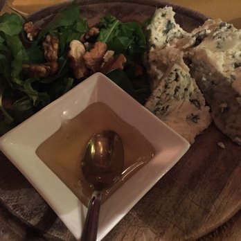 Gusta Pizza - Gorgonzola Cheese Plate with Honey (6€) is a ton of delicious cheese. - Italian Near Me - Florence, FI Gusta Pizza - Gorgonzola Cheese Plate with Honey (6€) is a ton of delicious cheese. - Italian Near Me - Florence, FI