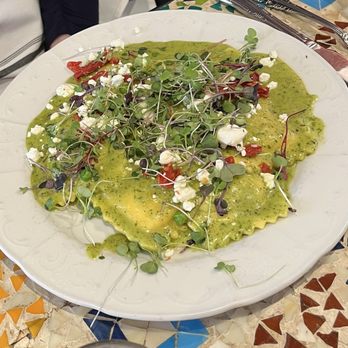 Ida Claire - Pesto Ravioli - Southern Near Me - Addison, Texas Ida Claire - Pesto Ravioli - Southern Near Me - Addison, Texas