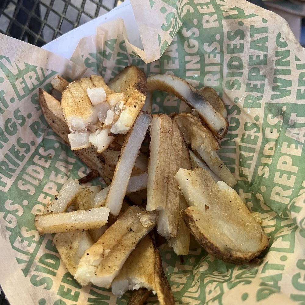 Wingstop - uncut and uncooked fries with no seasoning - Chicken Wings Near Me - Chula Vista, California