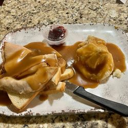 Owl Club & Restaurant - Open face turkey sandwich