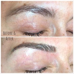 Top: Before Microblade Bottom: After Shaping & Microblade