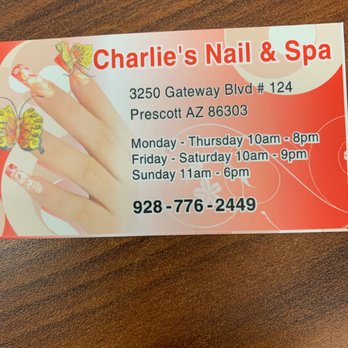 Charlie's Nail & Spa - Nail Salons Near Me - Prescott, Arizona Charlie's Nail & Spa - Nail Salons Near Me - Prescott, Arizona