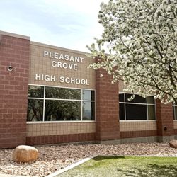 Pleasant Grove Senior High School - Front of the school