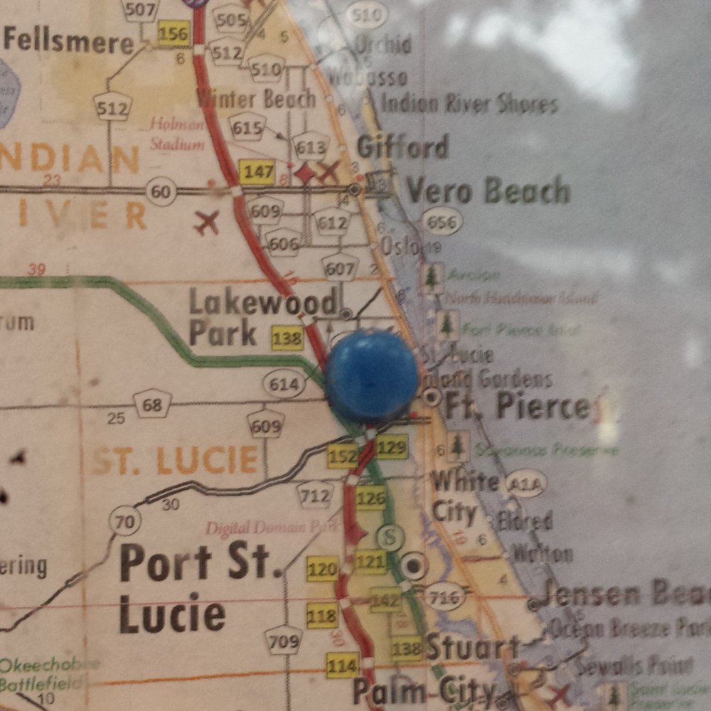You are here. Fort Pierce on I-95. You are here. Fort Pierce on I-95.